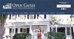 Desktop Screenshot of opengatesbnb.com