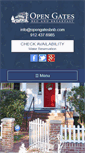 Mobile Screenshot of opengatesbnb.com