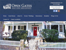 Tablet Screenshot of opengatesbnb.com